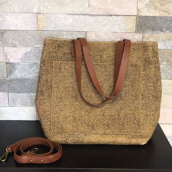 MADEWELL Genuine Calf Hair Med.Transport Tote(2) - Picture 4 of 12